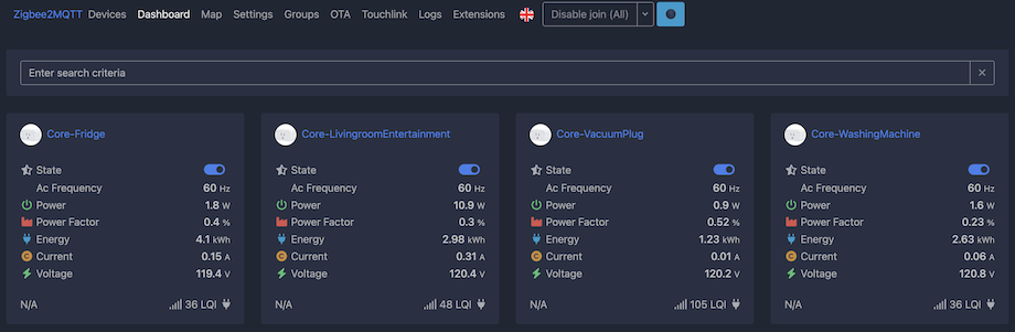 Zigbee2mqtt UI